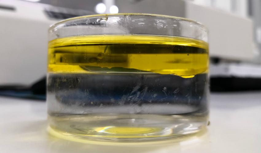 Öl-Wasser-Trennung im Labor