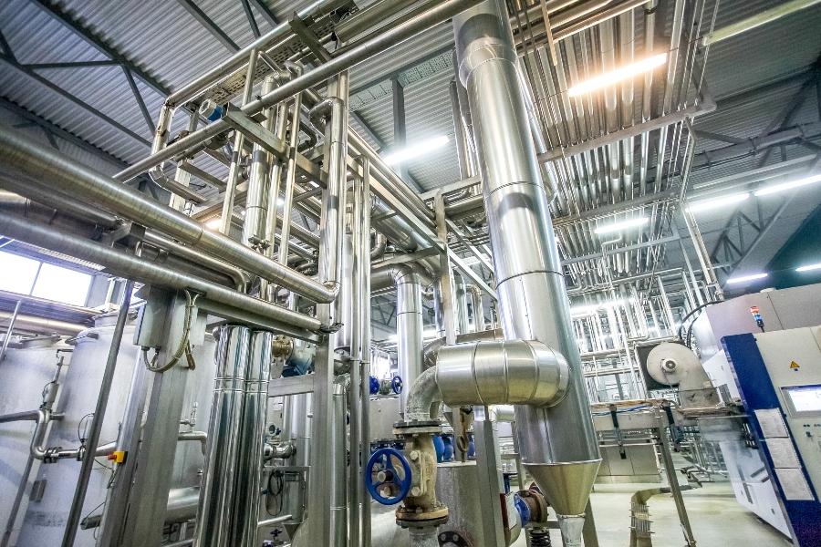 Destillationsprozess Pipelines Fabrik loesemittel-recycling-moeglichkeiten