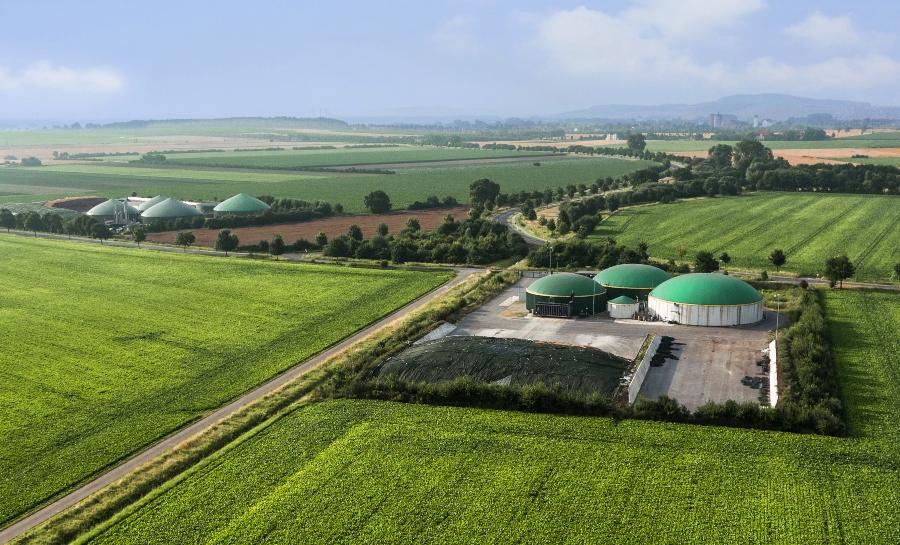 Moderne landwirtschaftliche Biogasanlagen Biologisch abbaubare Produkte