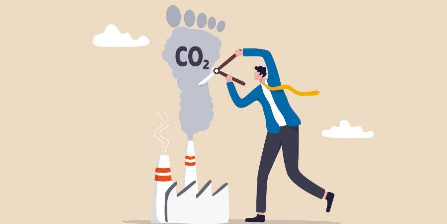 Ausstoss von Kohlenstoffdioxid in der Chemie