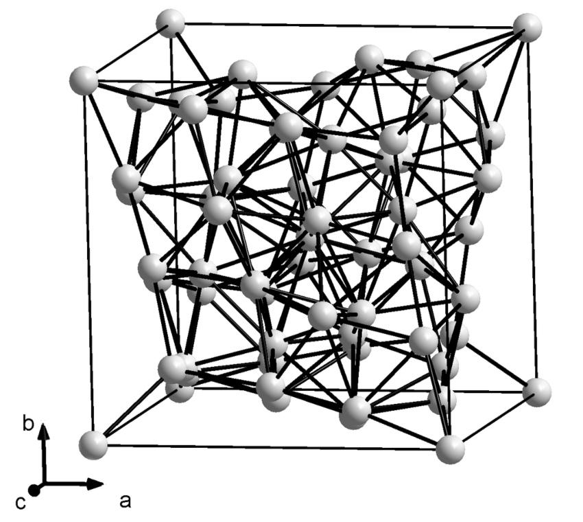 Kristallstruktur von α-Mangan