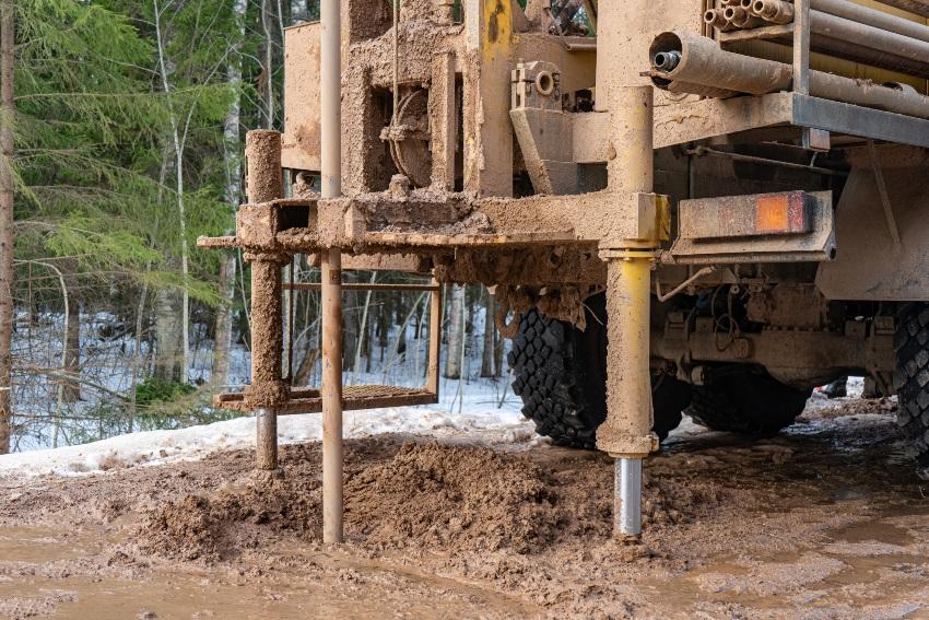 Grundwasserbohrung - Prozesswasser-Aufbereitung in der Industrie