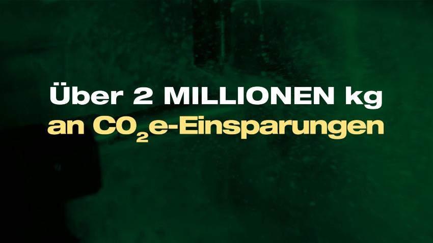 Mit unseren nachhaltigen Kühlschmierstoff-Serien HAKUFORM S und HAKUFORM SE konnten im Jahr 2023 über 2.000.000 Kilogramm CO2e eingespart werden