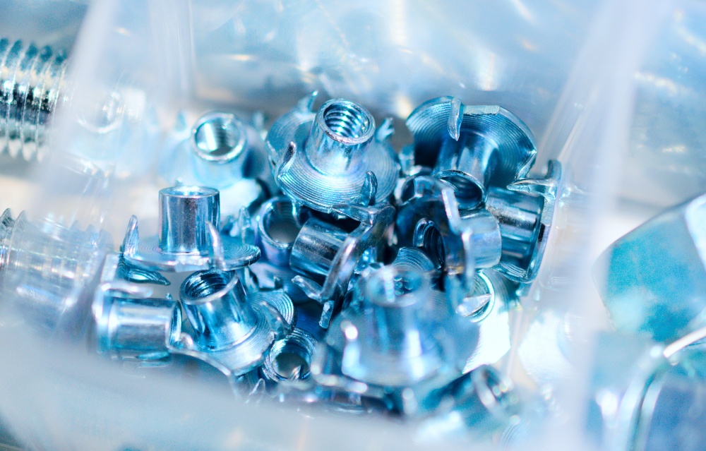 Blaupassivierte Schrauben Blaupassivierte Schrauben